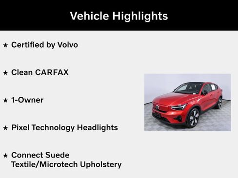 Certified 2023 Volvo C40 P8 Recharge Ultimate image 5