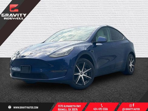 Used 2020 Tesla Model Y Long Range AWD/4WD image 1