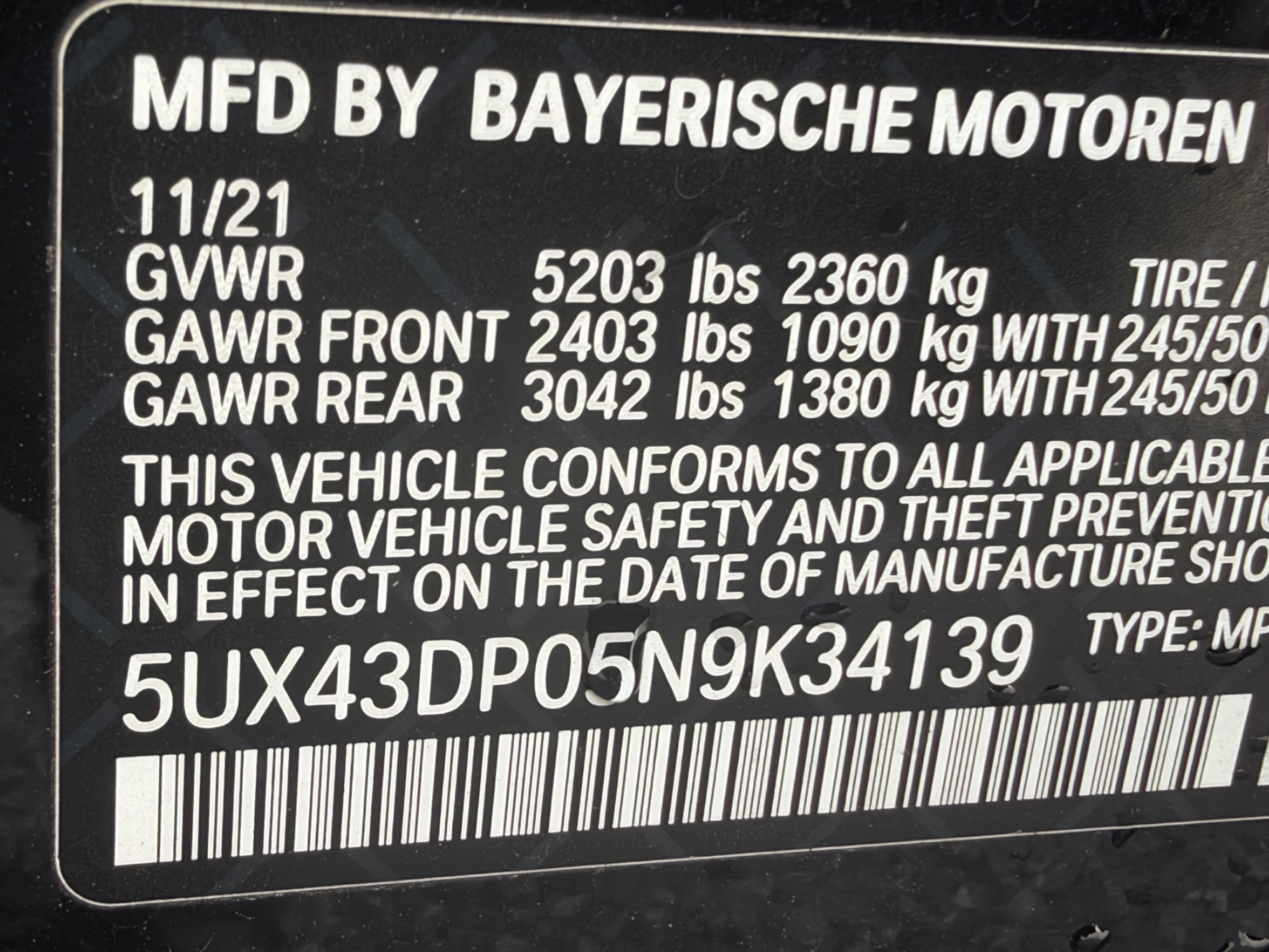 Used 2022 BMW X3 sDrive30i w/ Convenience Package RWD image 31