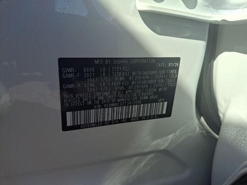 Certified 2026 Subaru Ascent Bronze Edition AWD/4WD image 18