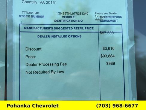 New 2026 Chevrolet Tahoe High Country AWD/4WD image 44
