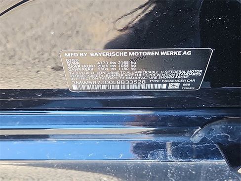 Used 2020 BMW 330i xDrive Sedan w/ Driving Assistance Package image 13