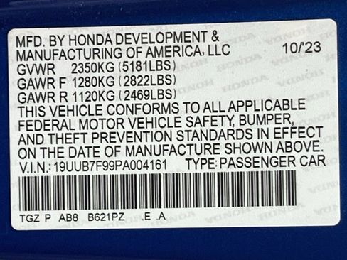 Used 2023 Acura TLX Type S AWD/4WD image 33