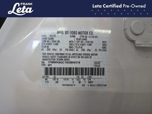 Used 2025 Ford Explorer ST w/ Sun And Sound Package AWD/4WD image 27
