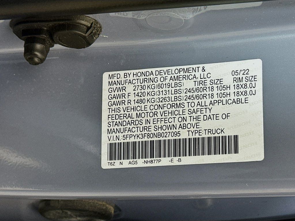 Used 2022 Honda Ridgeline Black Edition image 34