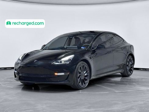Used 2021 Tesla Model 3 Performance AWD/4WD image 1