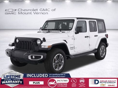 Used 2020 Jeep Wrangler Unlimited Sahara w/ Cold Weather Group AWD/4WD image 1
