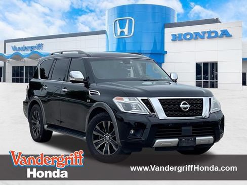 Used 2017 Nissan Armada Platinum w/ Captain Seat Package RWD image 1