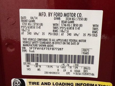 Used 2014 Ford F150 XLT w/ XLT Chrome Package AWD/4WD image 24