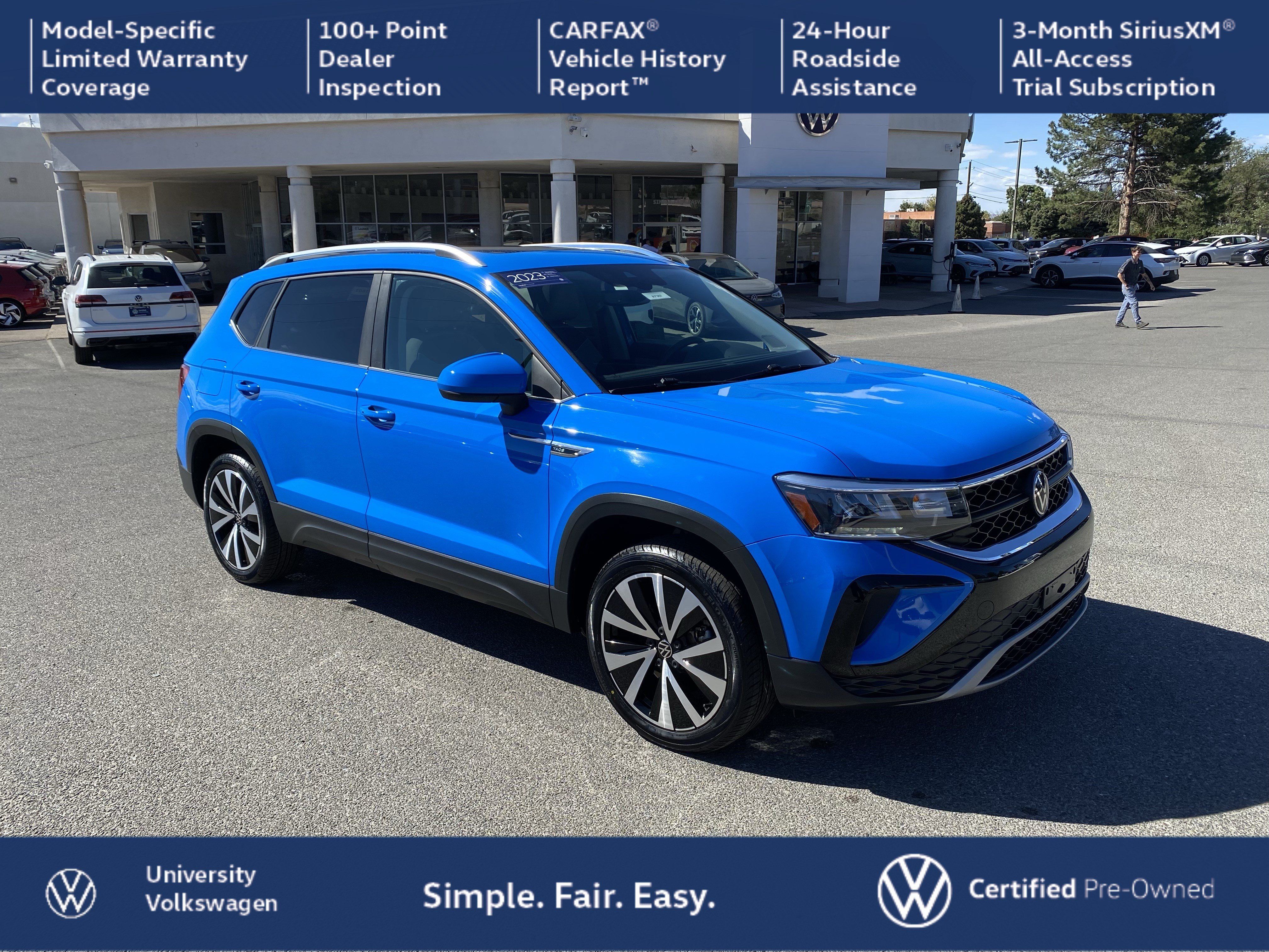 Certified 2023 Volkswagen Taos SE w/ Panoramic Sunroof Package FWD image 1