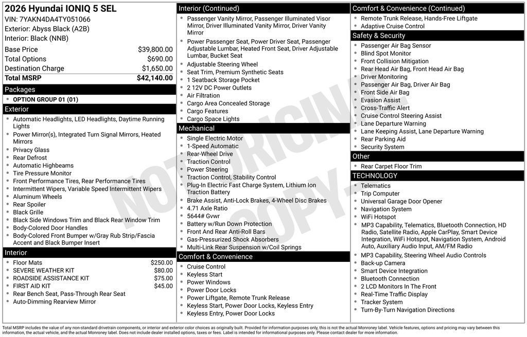 Used 2026 Hyundai Ioniq 5 SEL RWD image 34