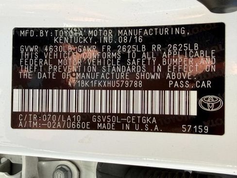Used 2017 Toyota Camry XLE w/ Advanced Technology Package FWD image 26