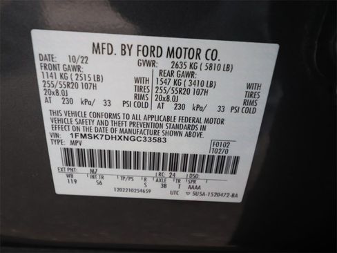 Certified 2022 Ford Explorer XLT w/ Equipment Group 202A image 24