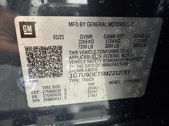 Used 2021 GMC Sierra 1500 SLT w/ SLT Premium Plus Package AWD/4WD image 28