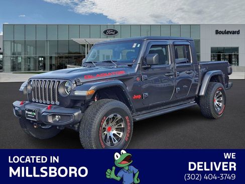 Used 2022 Jeep Gladiator Rubicon w/ LED Lighting Group image 1