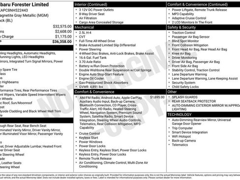 Used 2022 Subaru Forester Limited image 3