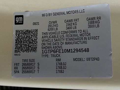 Used 2021 GMC Canyon AT4 w/ Driver Alert Package AWD/4WD image 19