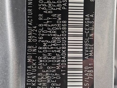 Certified 2025 Toyota Camry XLE AWD/4WD image 29