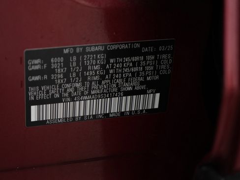 Used 2025 Subaru Ascent Premium AWD/4WD image 33