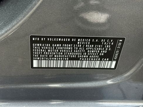 Used 2017 Volkswagen Jetta S FWD image 31