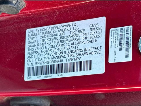 Used 2023 Honda Passport Elite image 33