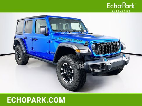 Used 2024 Jeep Wrangler Unlimited Rubicon 4xe AWD/4WD image 1