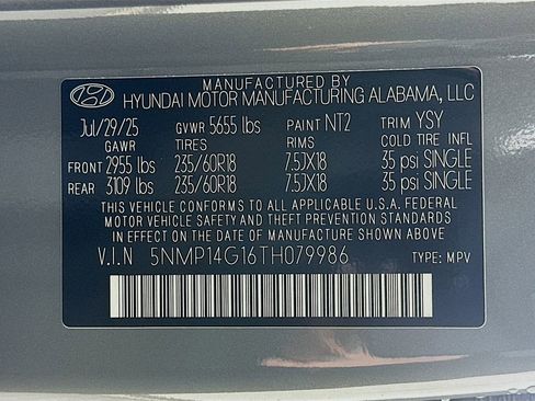 Certified 2026 Hyundai Santa Fe SE FWD image 31