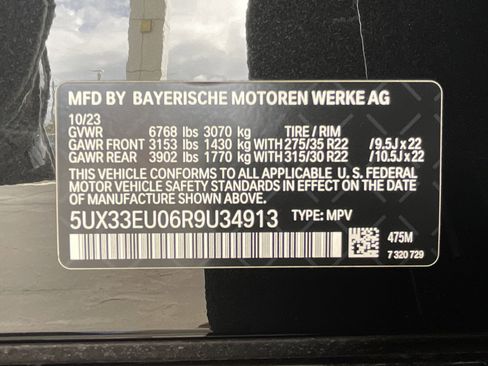 Certified 2024 BMW X5 M60i image 38