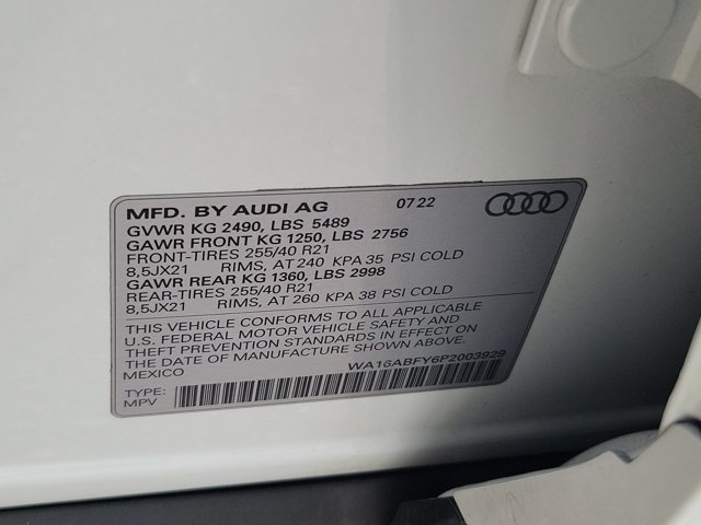 Certified 2023 Audi Q5 2.0T Prestige w/ Prestige Package AWD/4WD image 31