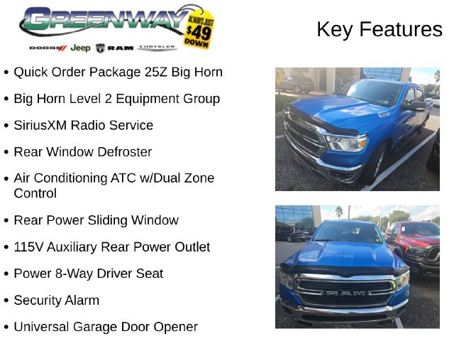 Used 2021 RAM 1500 Big Horn AWD/4WD image 2