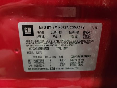 Used 2015 Chevrolet Trax LS image 33