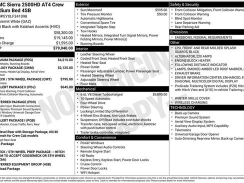 Used 2020 GMC Sierra 2500 AT4 w/ AT4 Premium Package image 74