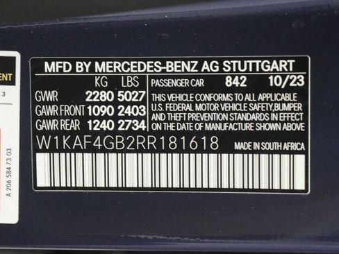 Certified 2024 Mercedes-Benz C 300 Sedan image 16