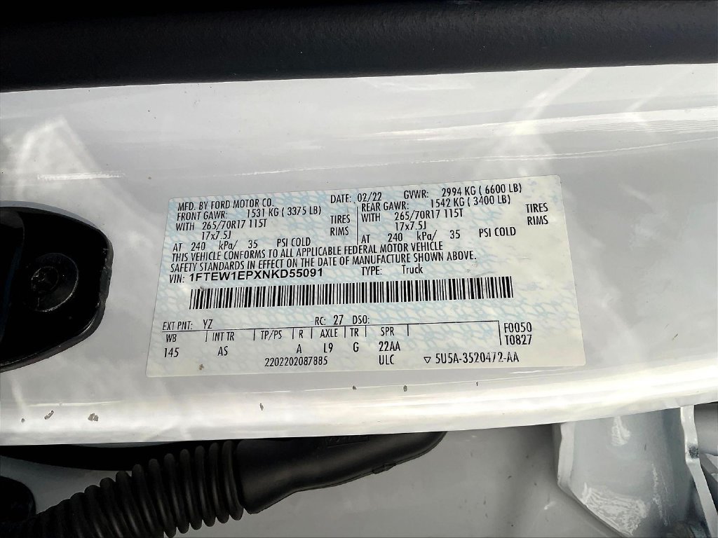 Used 2022 Ford F150 XL w/ Equipment Group 101A High AWD/4WD image 9