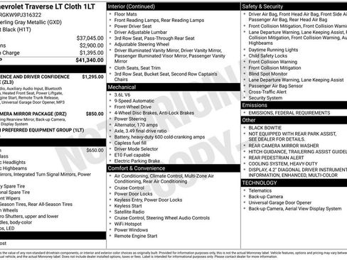 Certified 2023 Chevrolet Traverse LT image 16