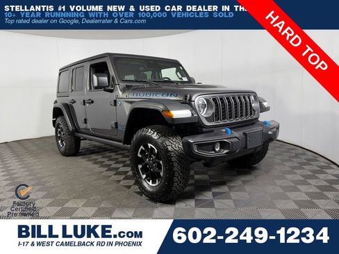 Certified 2025 Jeep Wrangler Unlimited Rubicon 4xe w/ Convenience Group AWD/4WD image 1