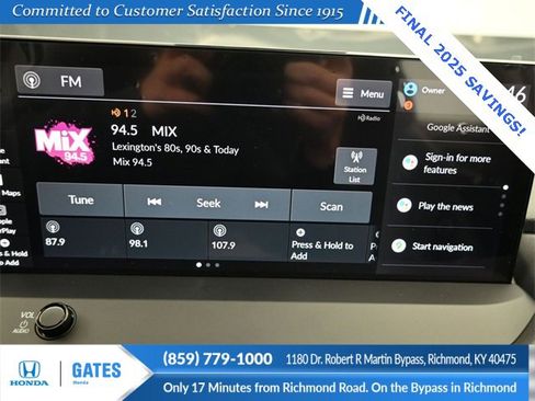 New 2025 Honda Accord Touring image 12