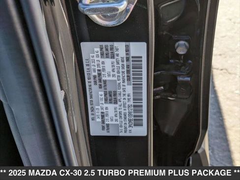 New 2025 MAZDA CX-30 2.5 Turbo w/ Premium Plus Pkg image 15