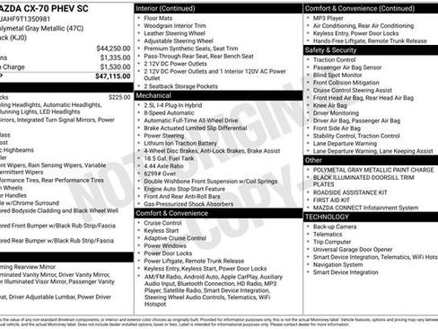 New 2026 MAZDA CX-70 SC image 27