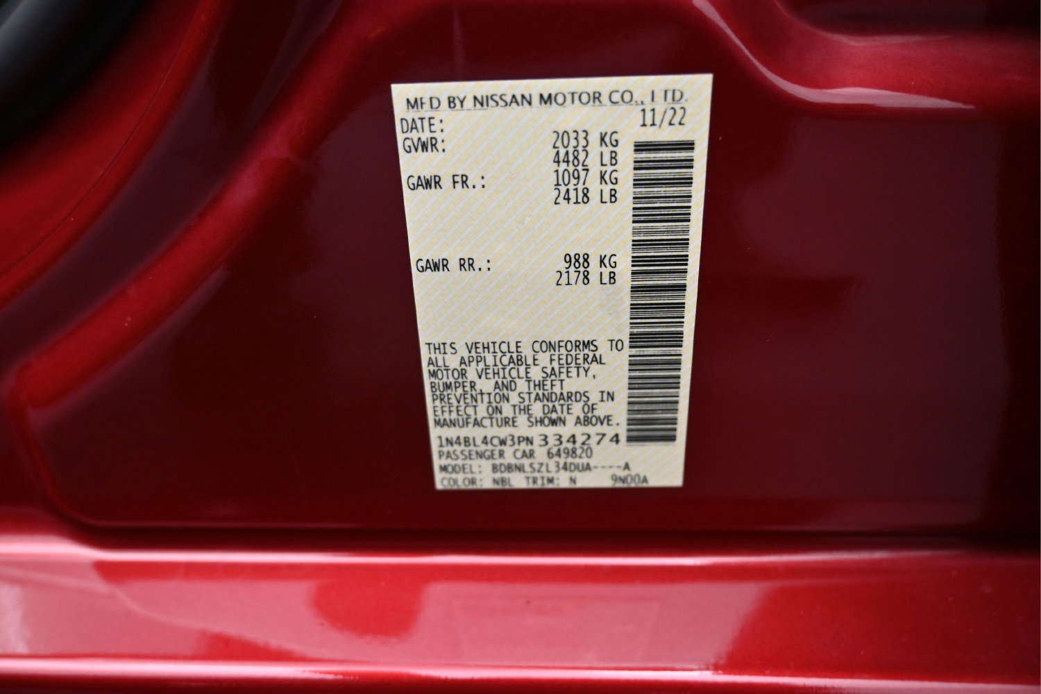 Used 2023 Nissan Altima 2.5 SR AWD/4WD image 22