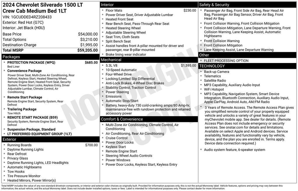 Used 2024 Chevrolet Silverado 1500 LT w/ Protection Package AWD/4WD image 4