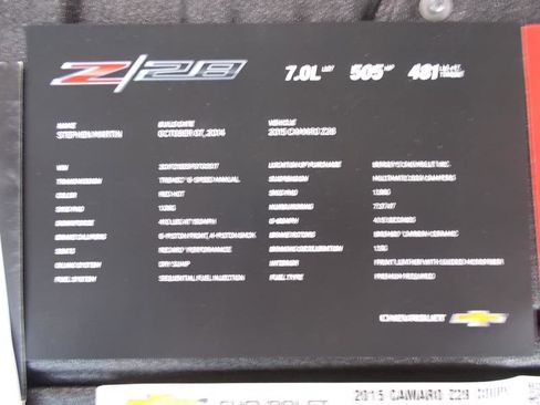 Used 2015 Chevrolet Camaro Z/28 image 82