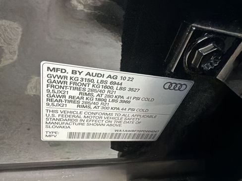 Used 2023 Audi SQ7 Premium Plus w/ Executive Package AWD/4WD image 10