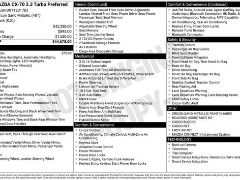 New 2026 MAZDA CX-70 3.3 Turbo w/ Preferred Package image 22