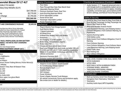 New 2026 Chevrolet Blazer EV LT AWD/4WD image 10
