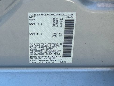Used 2021 Nissan Altima 2.5 SV FWD image 35