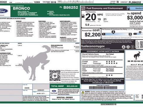 Used 2023 Ford Bronco Outer Banks image 33