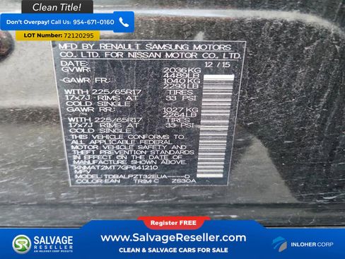 Used 2016 Nissan Rogue S image 13