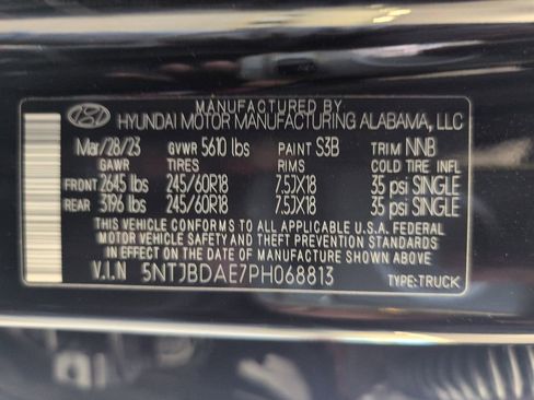 Certified 2023 Hyundai Santa Cruz SEL AWD/4WD image 30