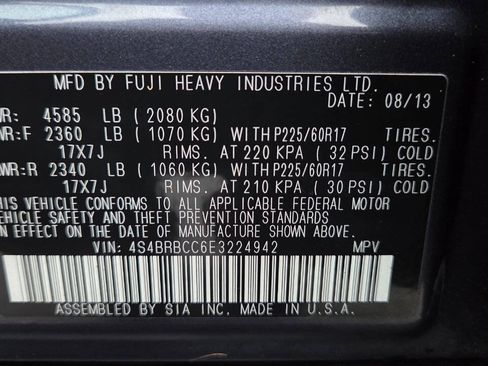 Used 2014 Subaru Outback 2.5i Premium AWD/4WD image 48